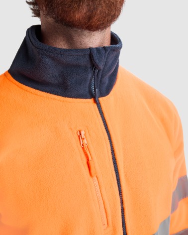 CHAQUETA POLAR ALTA VISIBILIDAD IMPERMEABLE