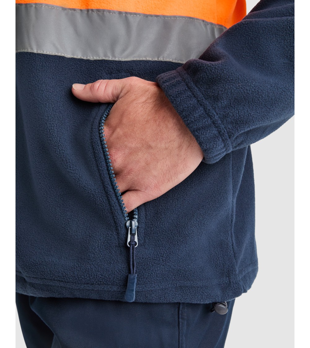 CHAQUETA POLAR ALTA VISIBILIDAD IMPERMEABLE