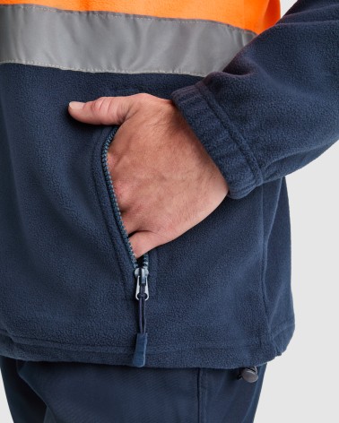 CHAQUETA POLAR ALTA VISIBILIDAD IMPERMEABLE
