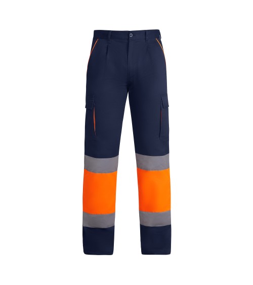 PANTALÓN LARGO AV MULTIBOLSILLOS BICOLOR FRIO POLAR