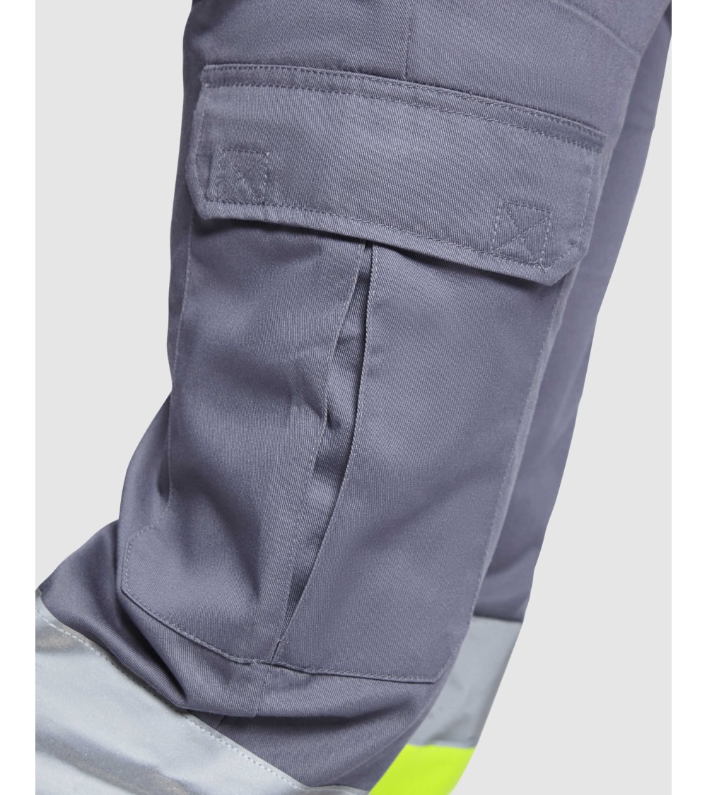 PANTALÓN AV MULTIBOLSILLOS FLUOR REFLECTANTE RESISTENTE