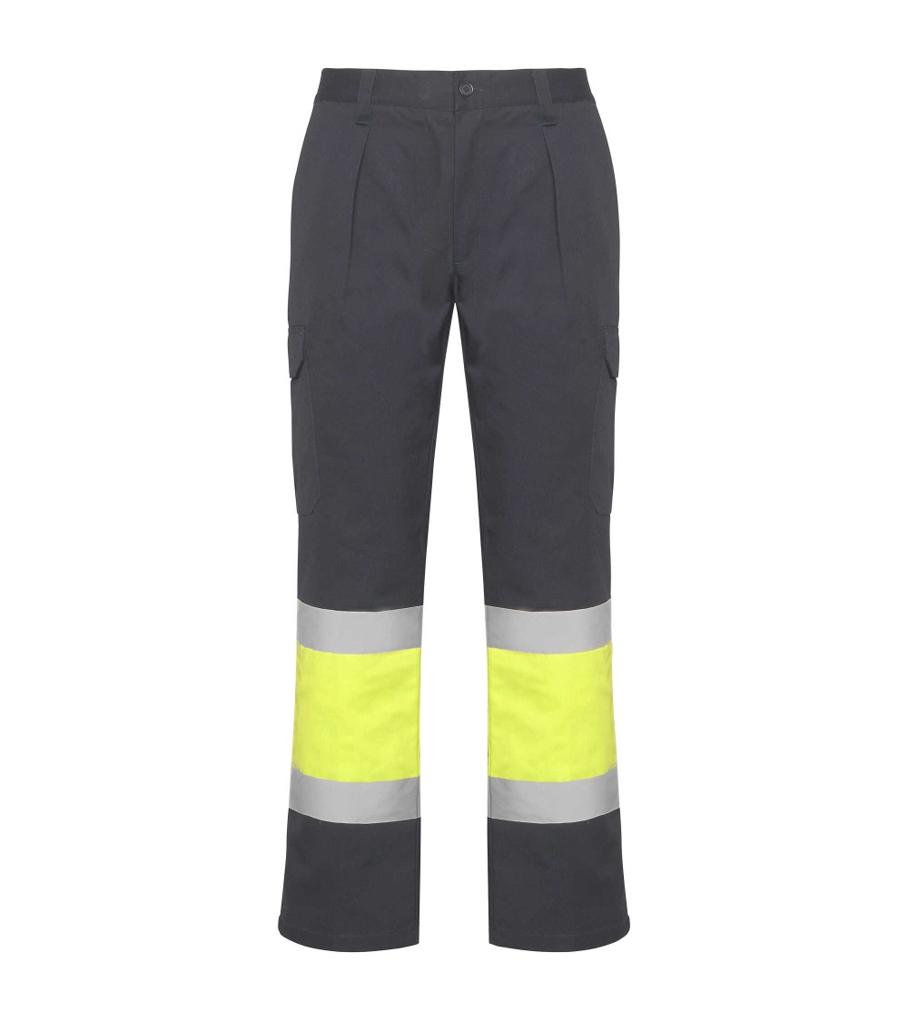 PANTALÓN AV MULTIBOLSILLOS FLUOR REFLECTANTE RESISTENTE