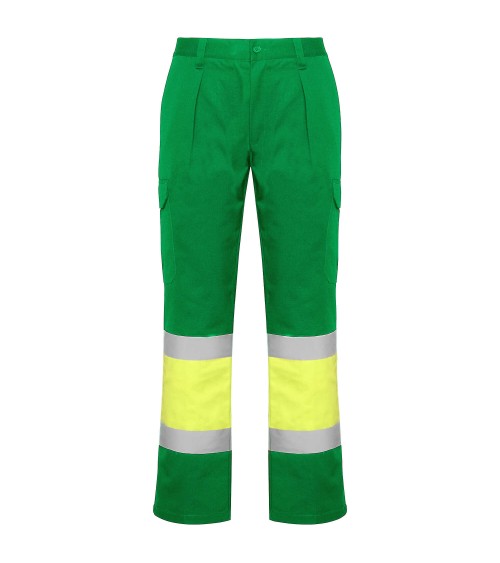 PANTALÓN AV MULTIBOLSILLOS FLUOR REFLECTANTE RESISTENTE