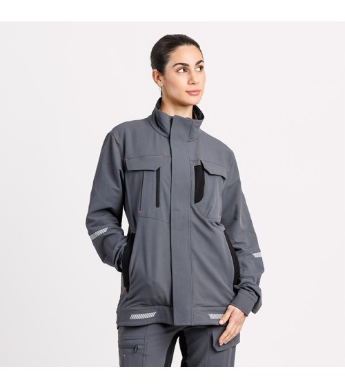 CHAQUETA TÉCNICA LIGERA CORTAVIENTOS HIDRÓFUGA TRANSPIRABLE PROFESIONAL