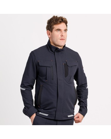 CHAQUETA TÉCNICA LIGERA CORTAVIENTOS HIDRÓFUGA TRANSPIRABLE PROFESIONAL