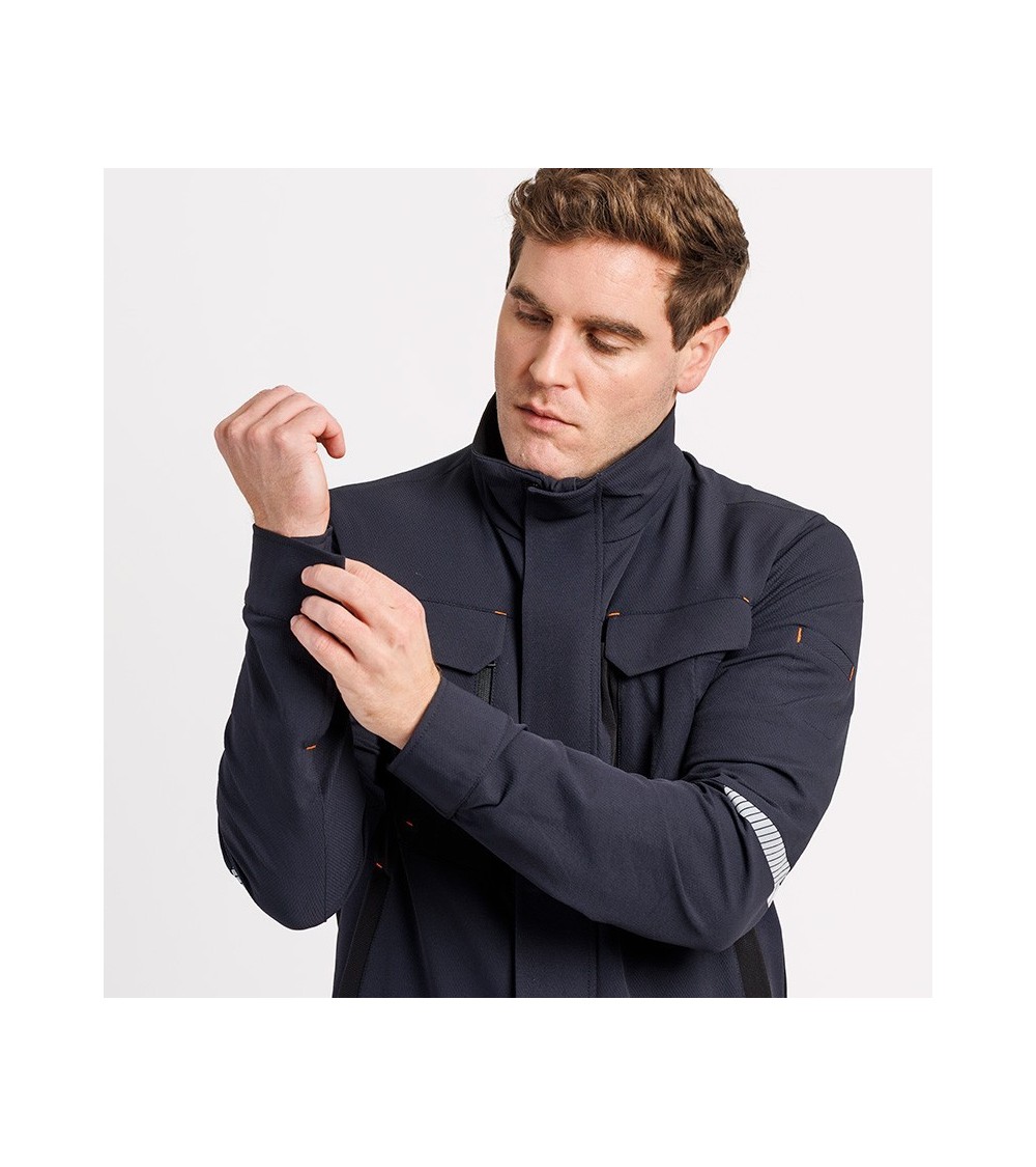 CHAQUETA TÉCNICA LIGERA CORTAVIENTOS HIDRÓFUGA TRANSPIRABLE PROFESIONAL