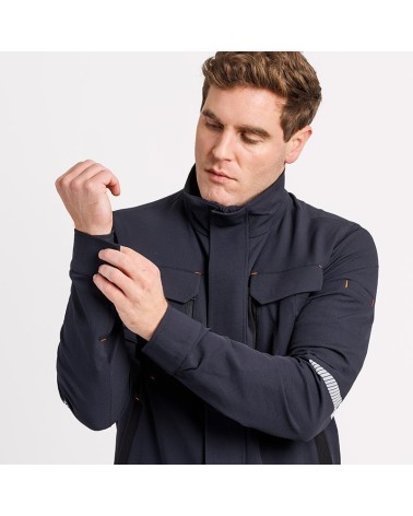 CHAQUETA TÉCNICA LIGERA CORTAVIENTOS HIDRÓFUGA TRANSPIRABLE PROFESIONAL