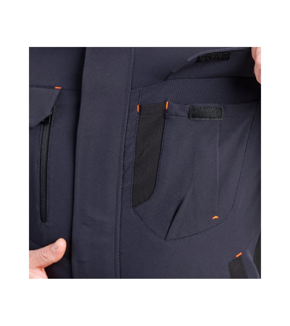 CHAQUETA TÉCNICA LIGERA CORTAVIENTOS HIDRÓFUGA TRANSPIRABLE PROFESIONAL