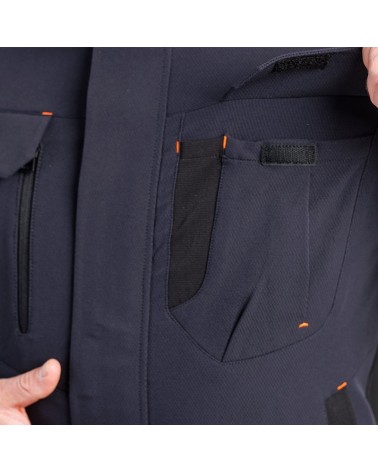CHAQUETA TÉCNICA LIGERA CORTAVIENTOS HIDRÓFUGA TRANSPIRABLE PROFESIONAL