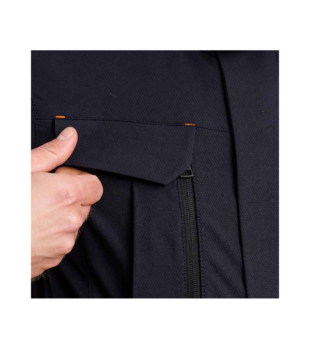 CHAQUETA TÉCNICA LIGERA CORTAVIENTOS HIDRÓFUGA TRANSPIRABLE PROFESIONAL