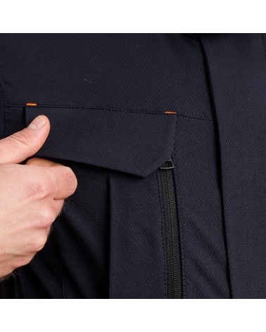 CHAQUETA TÉCNICA LIGERA CORTAVIENTOS HIDRÓFUGA TRANSPIRABLE PROFESIONAL