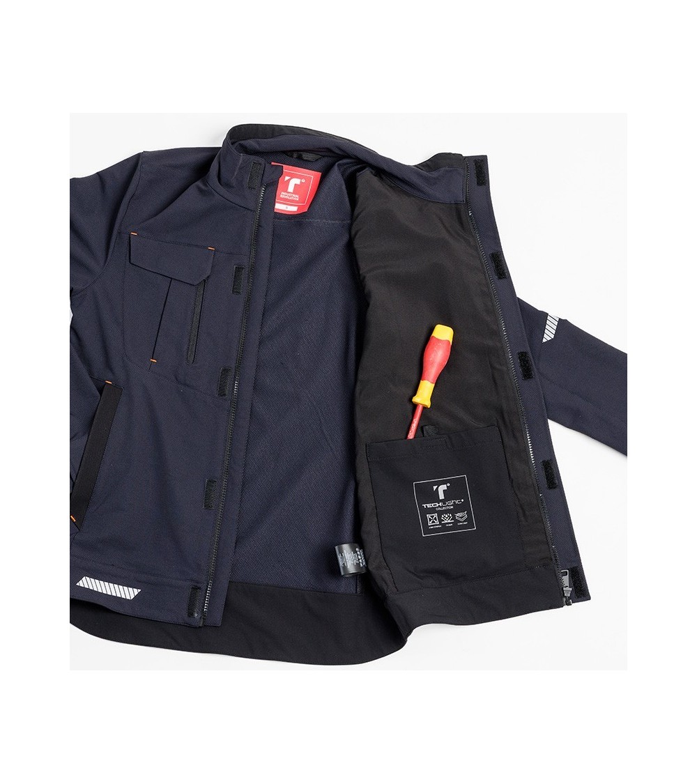 CHAQUETA TÉCNICA LIGERA CORTAVIENTOS HIDRÓFUGA TRANSPIRABLE PROFESIONAL