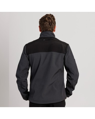 CHAQUETA SOFTSHELL RESISTENTE LLUVIA FORRO POLAR