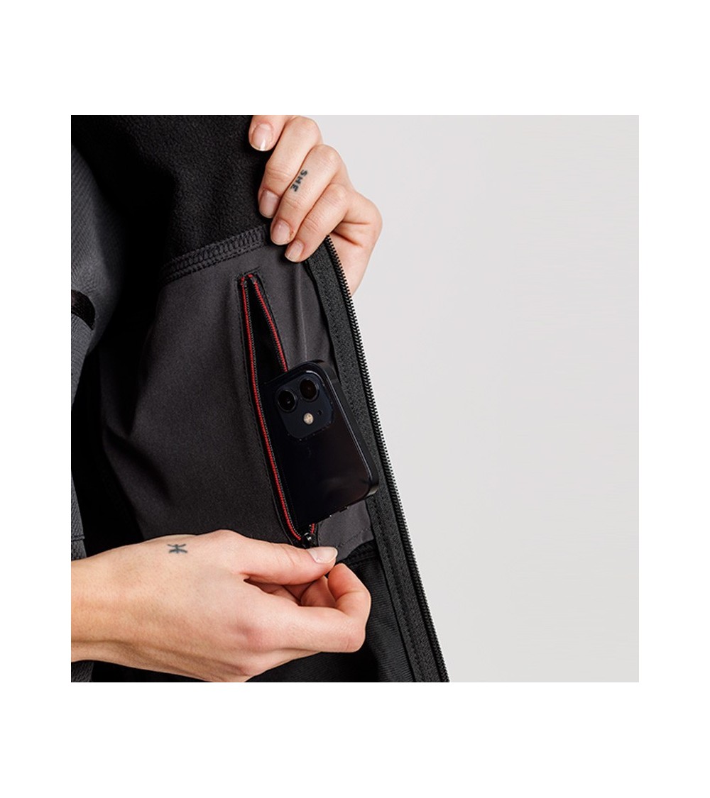 CHAQUETA SOFTSHELL RESISTENTE LLUVIA FORRO POLAR