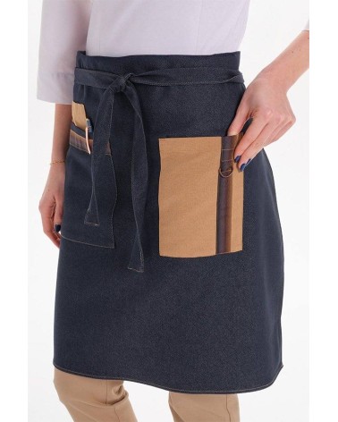 DELANTAL COMBO VAQUERO PETO/CORTO