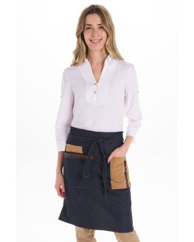 DELANTAL COMBO VAQUERO PETO/CORTO