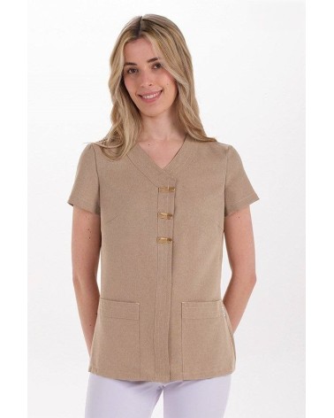 CASACA ESTÉTICA CON DETALLES DE RASO