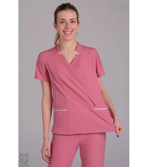 CASACA SANITARIA ELÁSTICA ENTALLADA