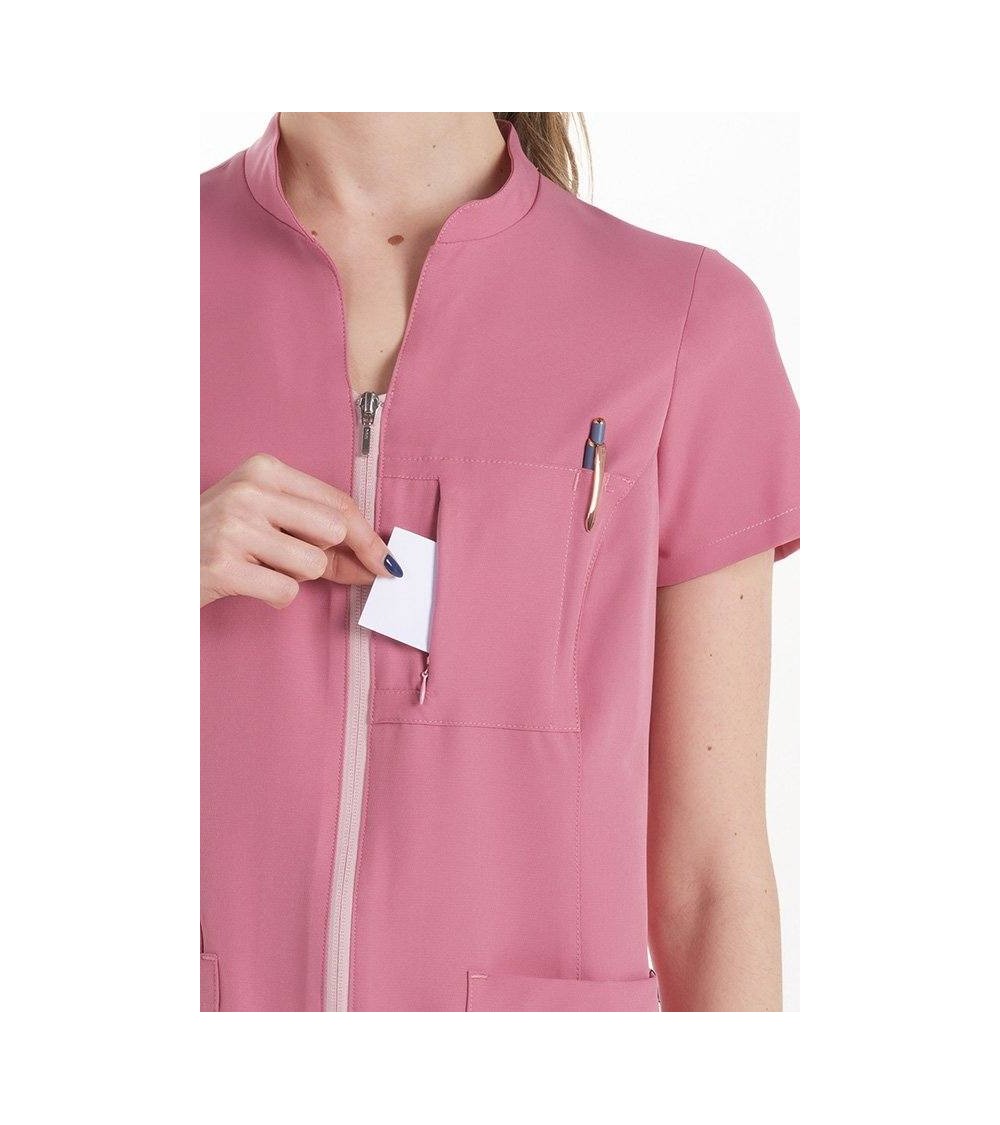 CHAQUETA SANITARIA MUJER STRETCH ENTALLADA