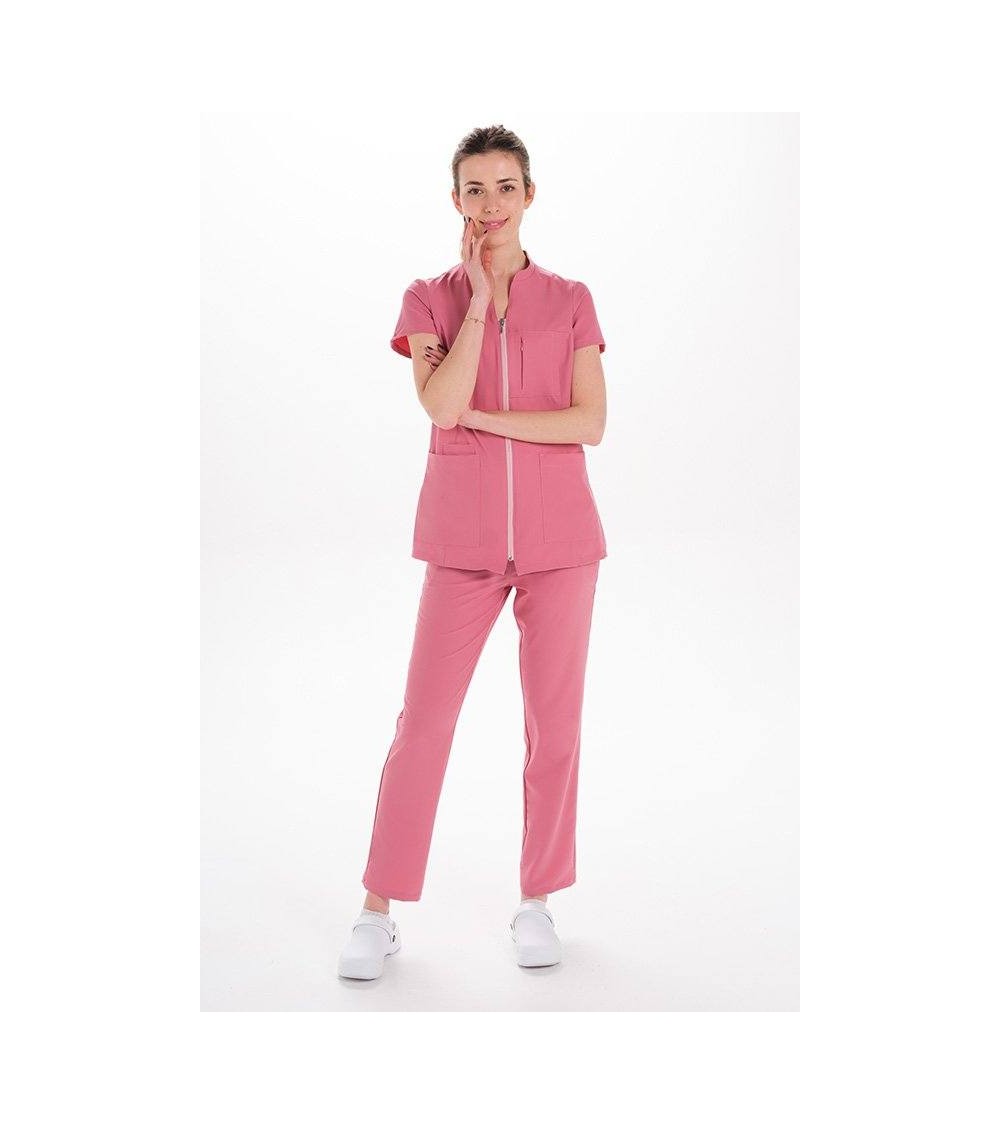 CHAQUETA SANITARIA MUJER STRETCH ENTALLADA