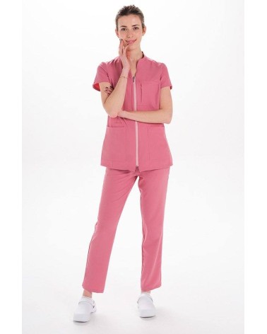 CHAQUETA SANITARIA MUJER STRETCH ENTALLADA