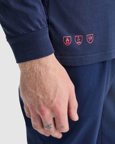 CAMISETA IGNÍFUGA ANTIESTÁTICA M/L LABORAL