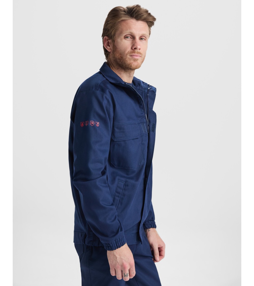 CHAQUETA IGNÍFUGA ANTIESTÁTICA PARA SOLDADURA