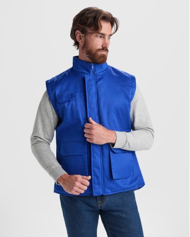 CHALECO LABORAL ACOLCHADO MULTIBOLSILLOS TRABAJO