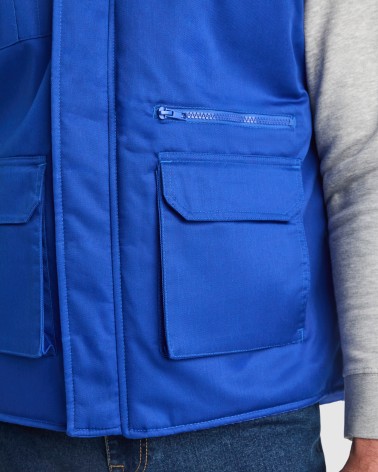 CHALECO LABORAL ACOLCHADO MULTIBOLSILLOS TRABAJO