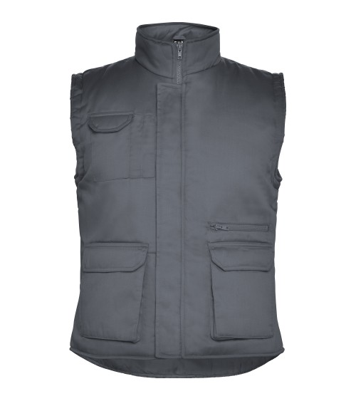 CHALECO LABORAL ACOLCHADO MULTIBOLSILLOS TRABAJO