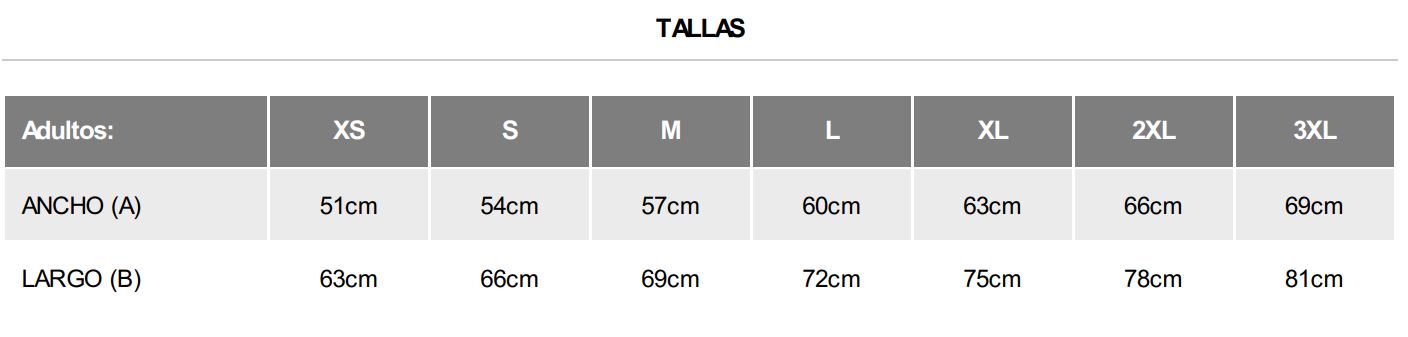 tallas